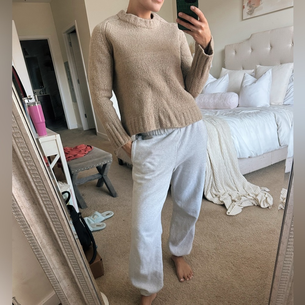 Vince Wool Cream Nude Sweater